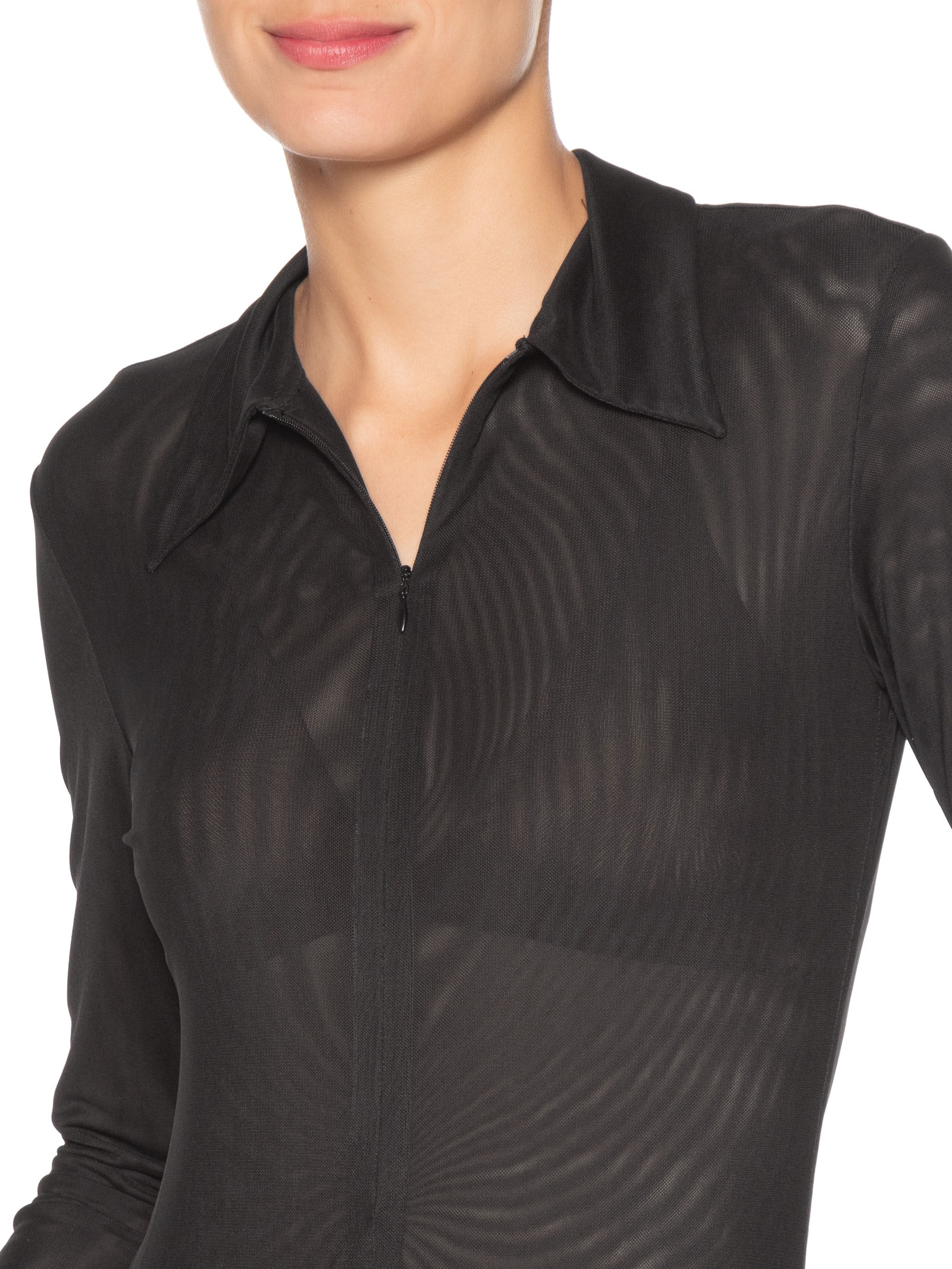 Body Tule Preto Farm