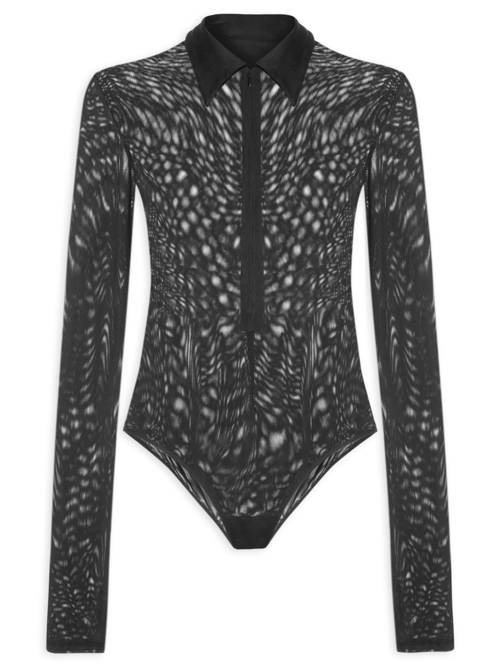 Body Tule Preto Farm