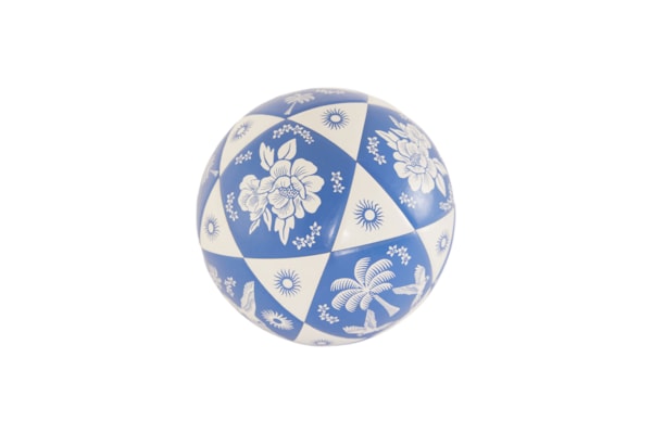 Bola De Altinha Lenço Tropical - Branco