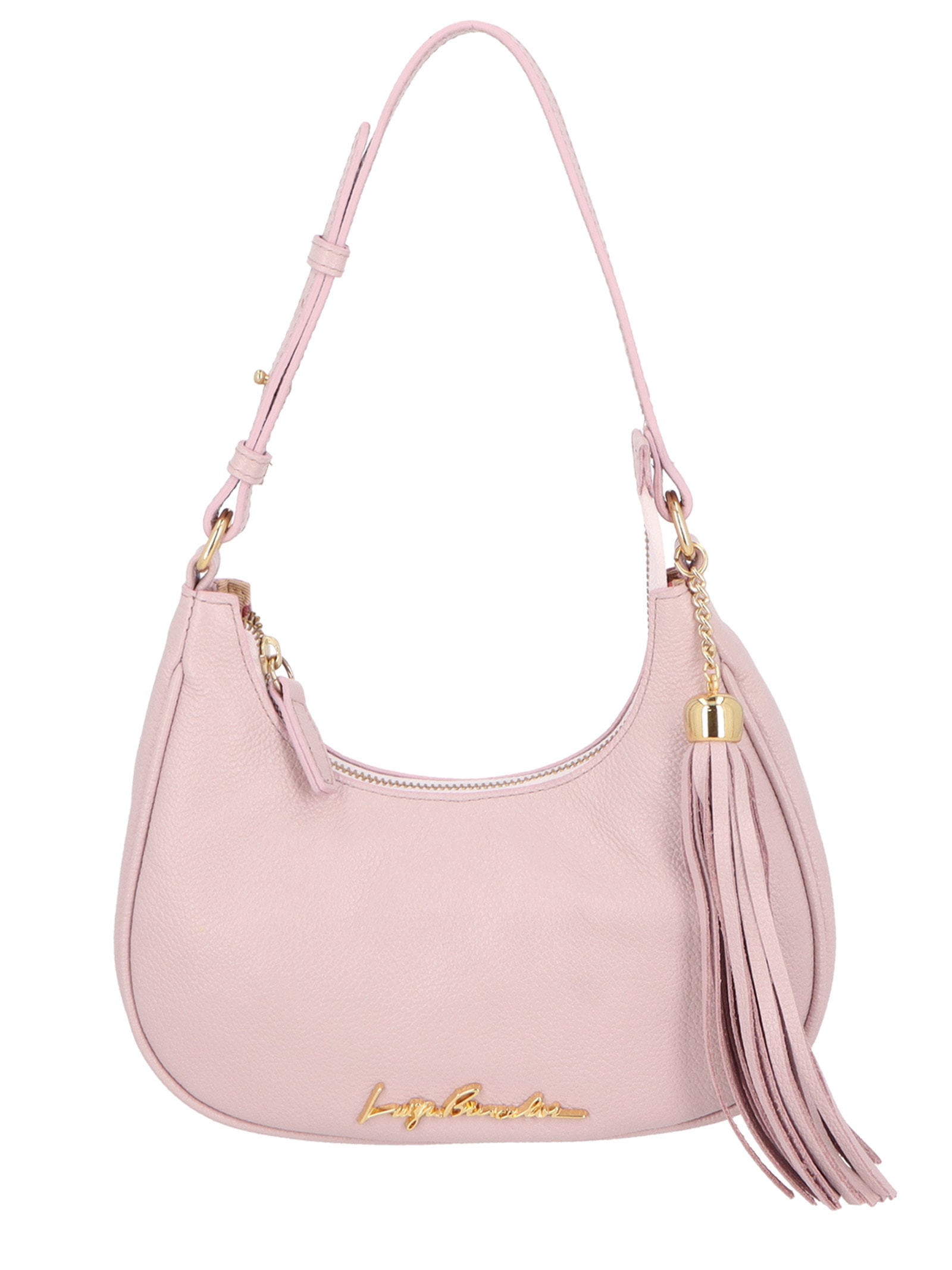 Bolsa Baguete Feminina Meia Lua Rosa Luiza Barcelos
