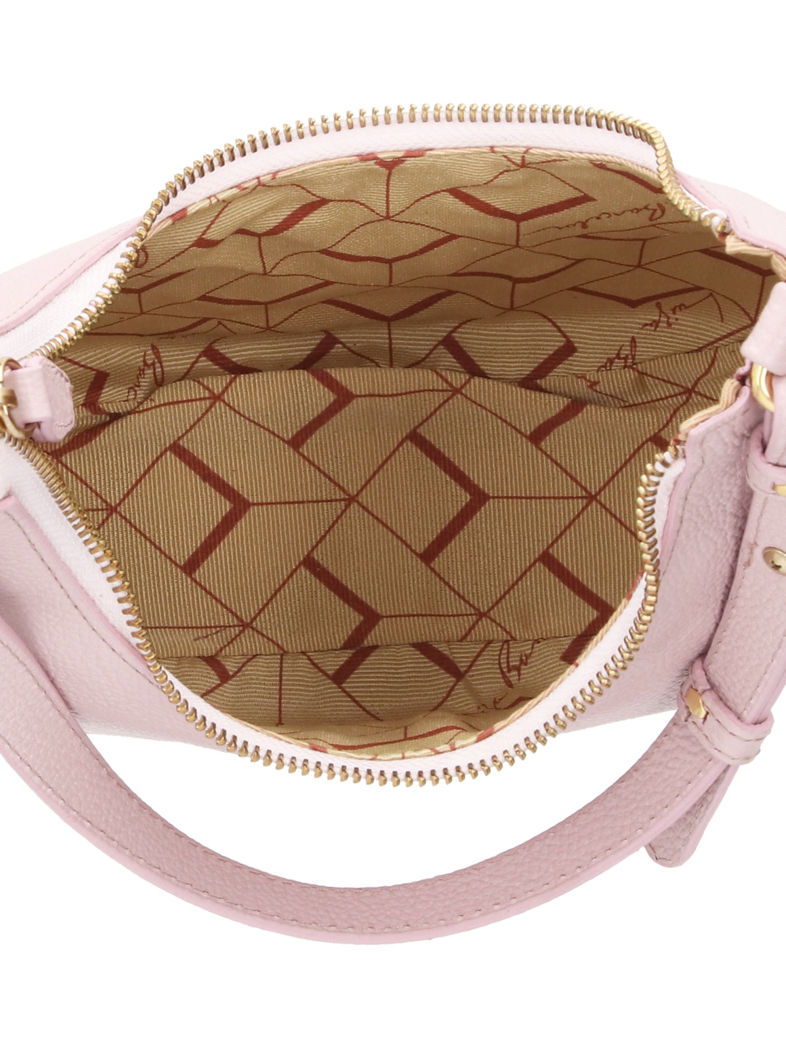 Bolsa Baguete Feminina Meia Lua Rosa Luiza Barcelos