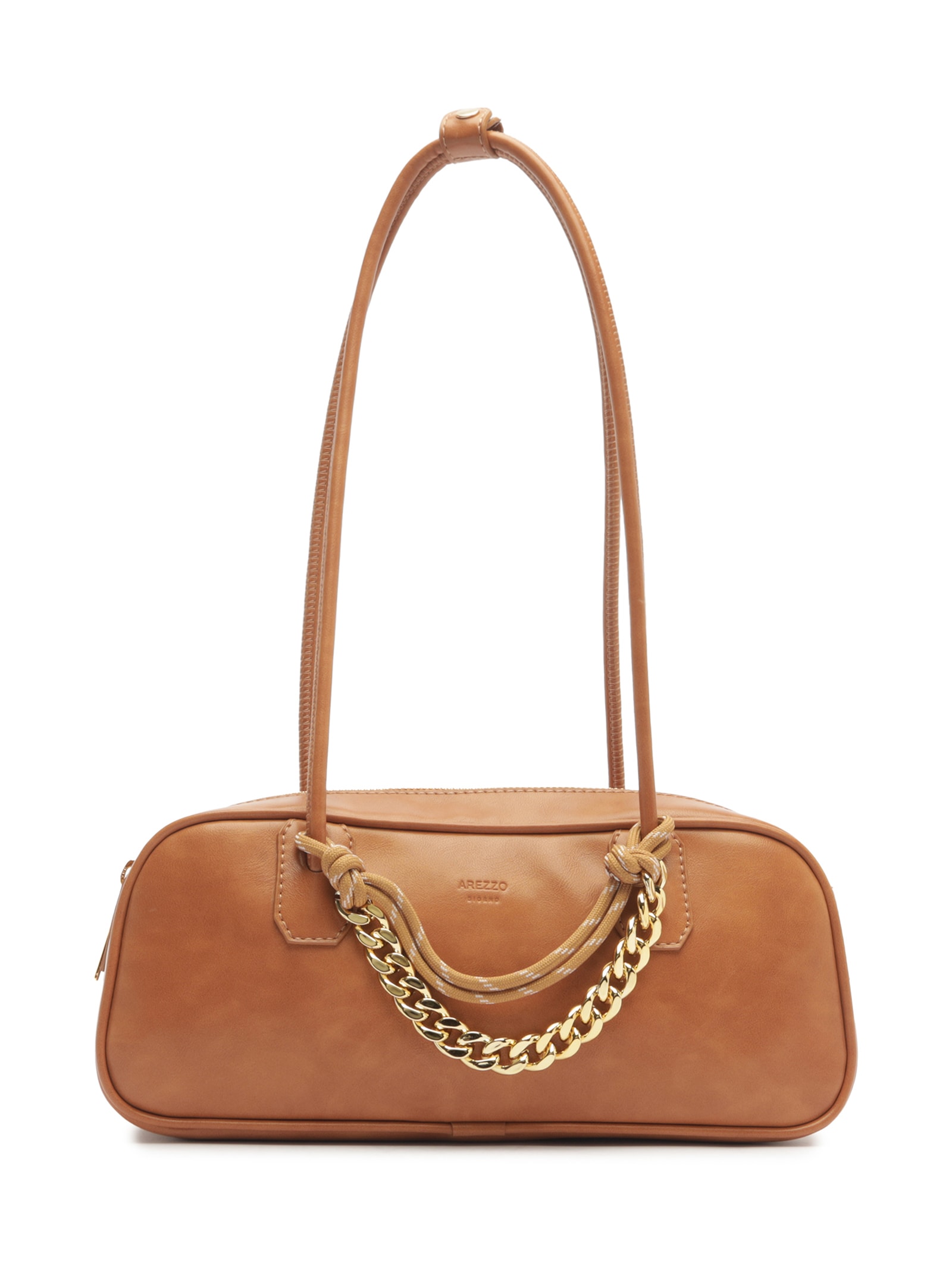 Bolsa Bowling Feminina Marrom Arezzo