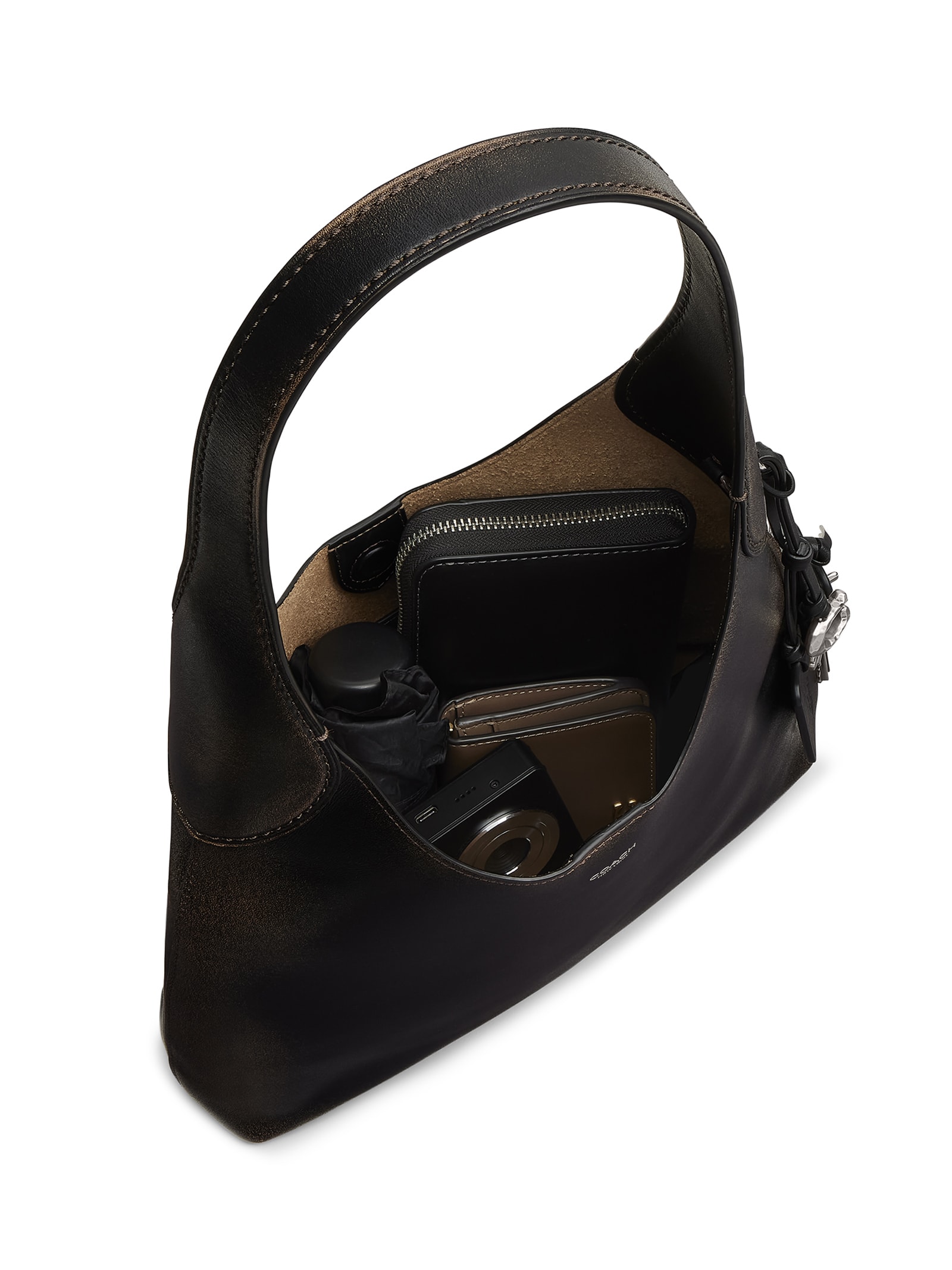 Bolsa Brooklyn Shoulder 28 Loved Leather Feminina Preto Coach