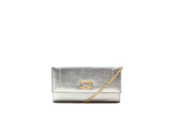 Bolsa Carteira Feminina Diana - Prateado