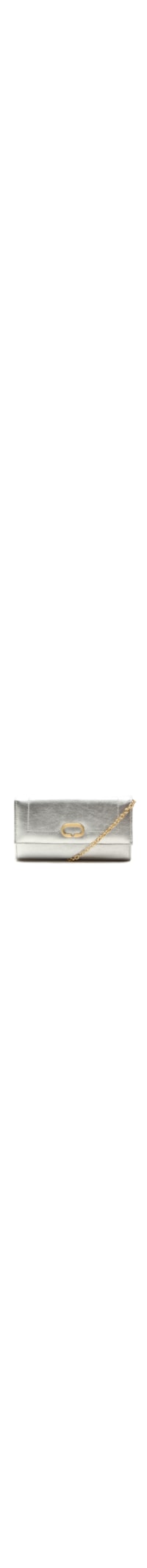 Bolsa Carteira Feminina Diana - Prateado