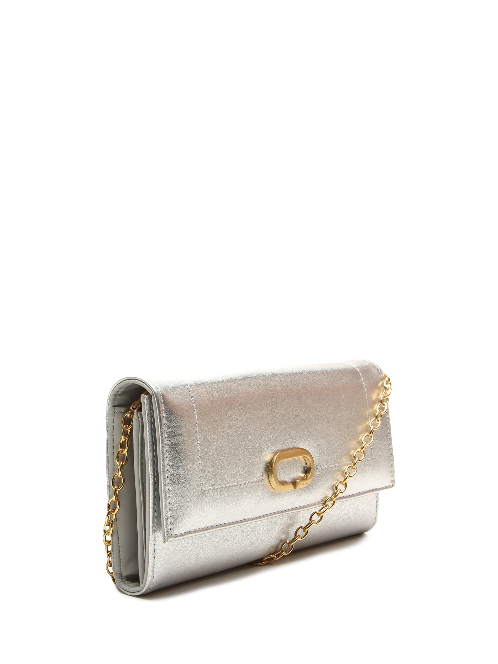 Bolsa Carteira Feminina Diana Prateado Vicenza