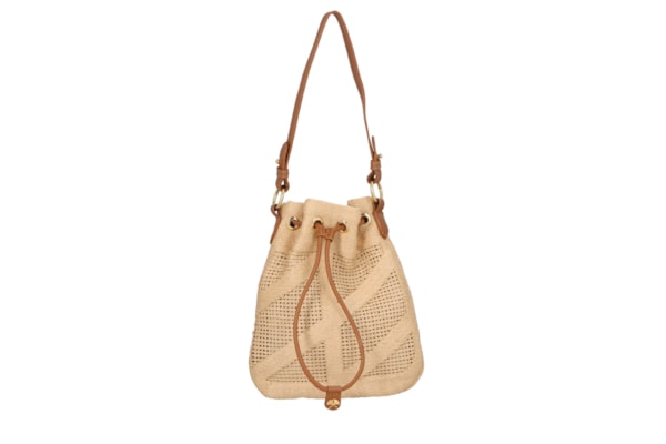 Bolsa De Ombro Feminina Cabedal - Bege