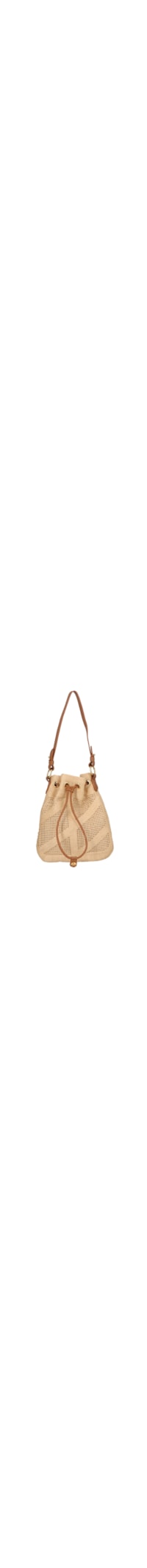 Bolsa De Ombro Feminina Cabedal - Bege