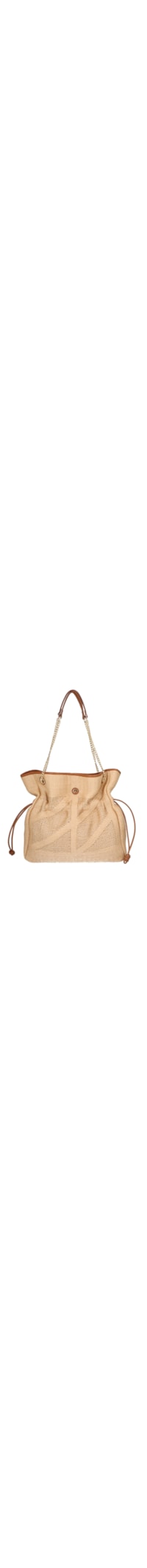 Bolsa De Ombro Feminina Cabedal Viena - Bege