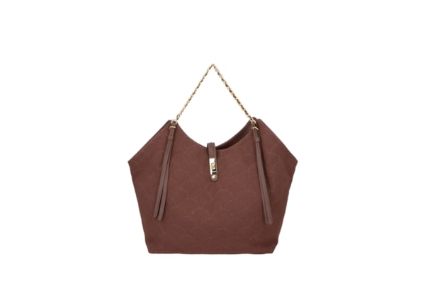 Bolsa De Ombro Feminina Lona Cargo Dubl Viena - Marrom