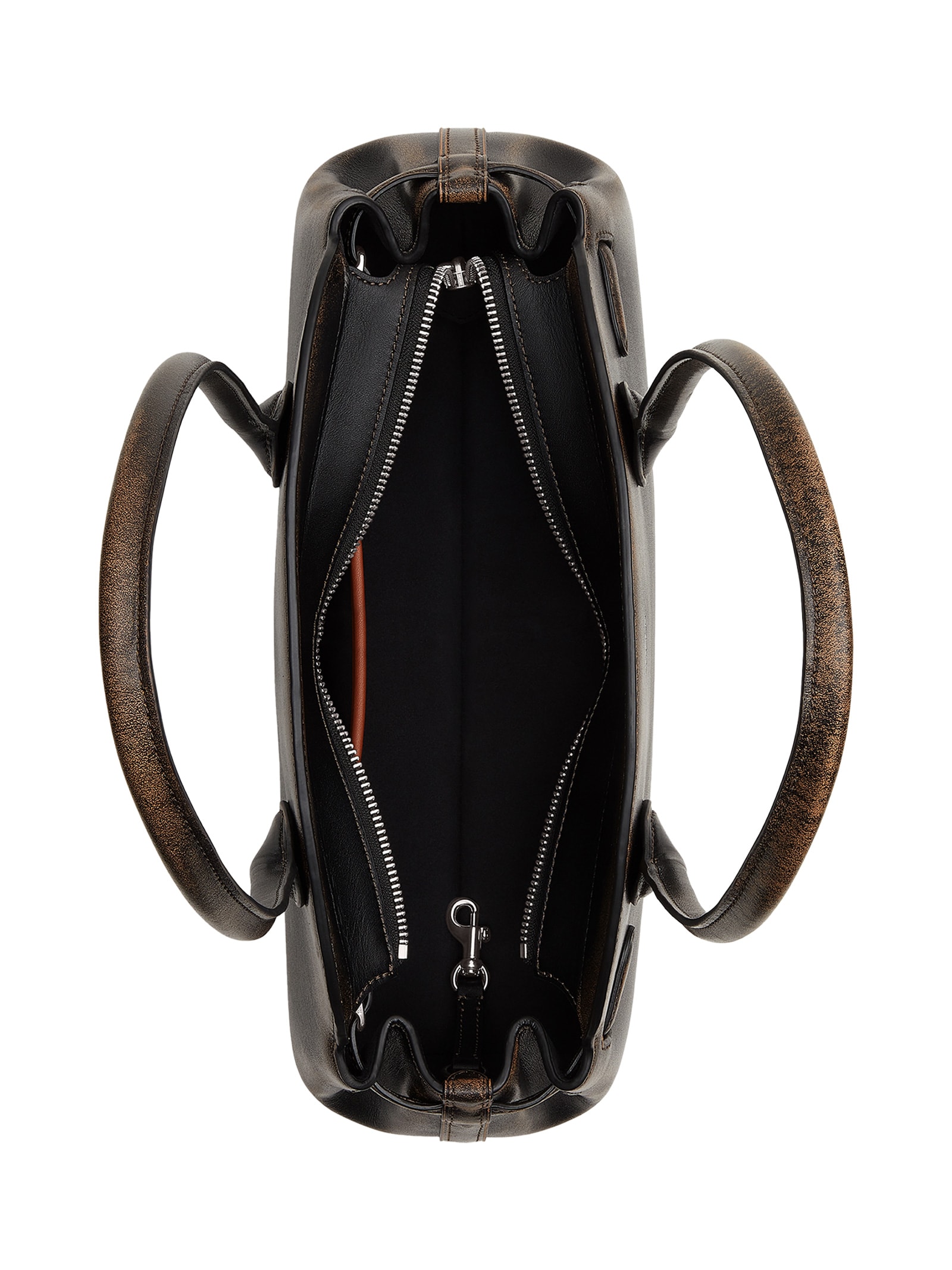 Bolsa Empire Carryall 34 Loved Leather Feminino  Preto Coach