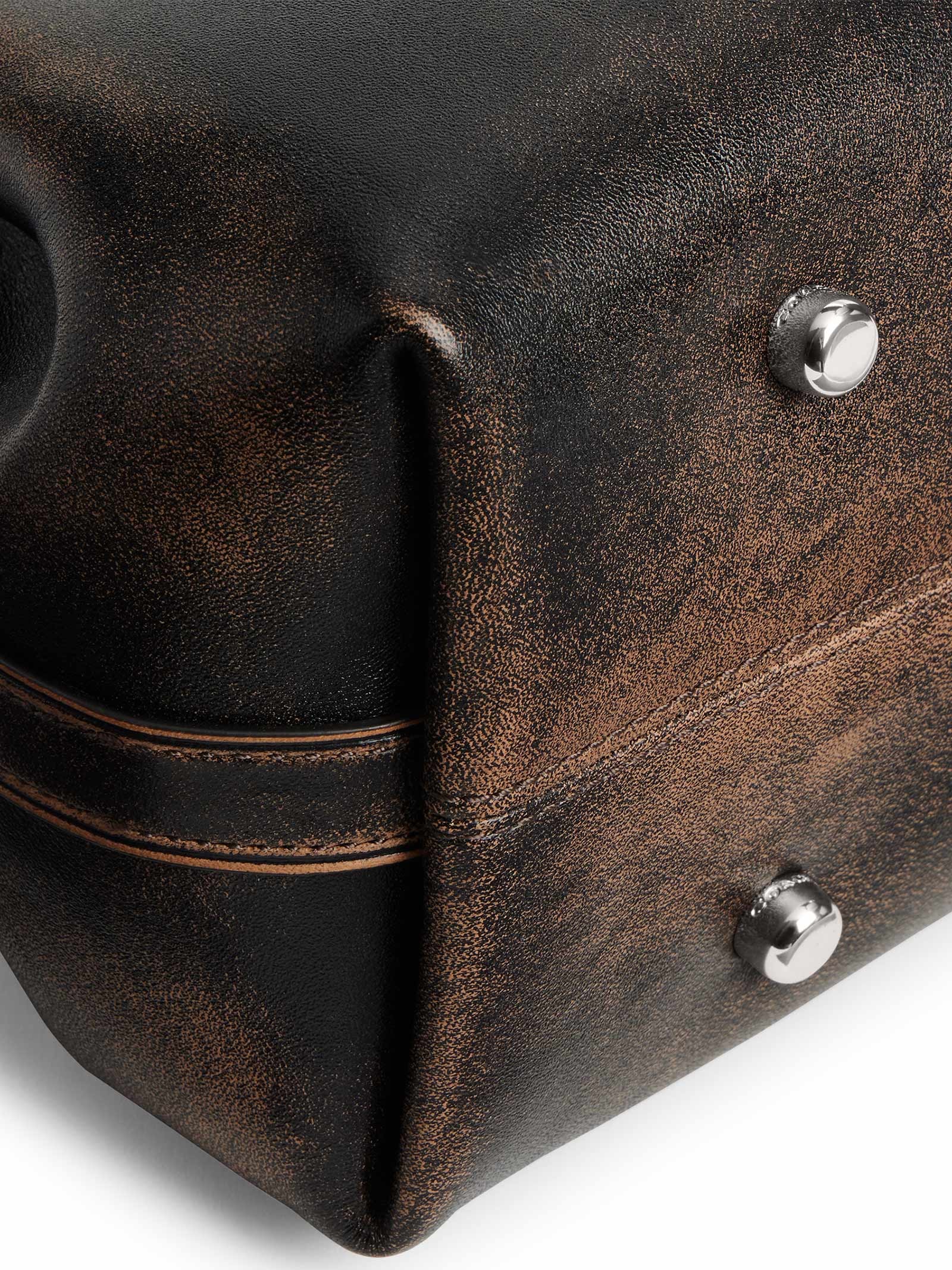 Bolsa Empire Carryall 34 Loved Leather Feminino  Preto Coach