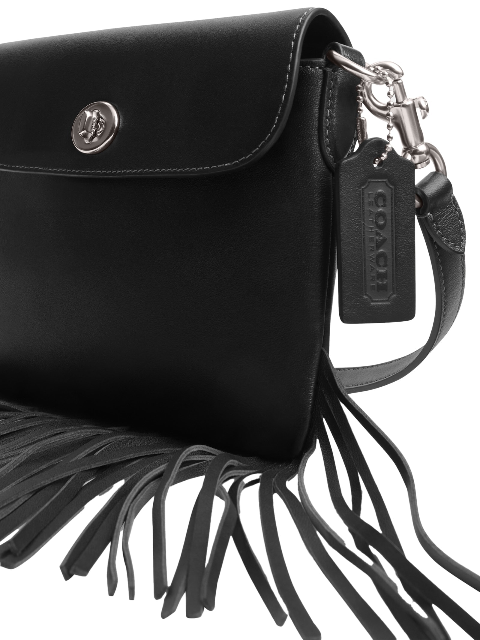 Bolsa Feminina 1964 Fringe Preto Coach