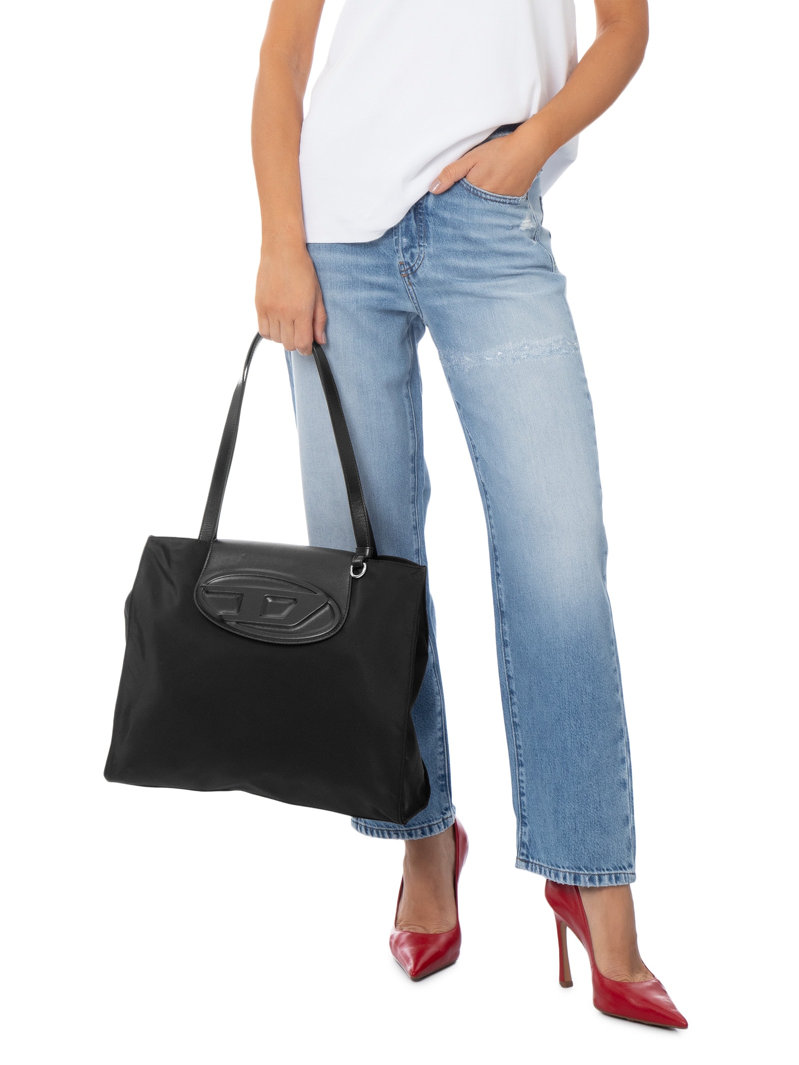 Bolsa Feminina 1DR Tote E/W Shopping Bag Preto Diesel