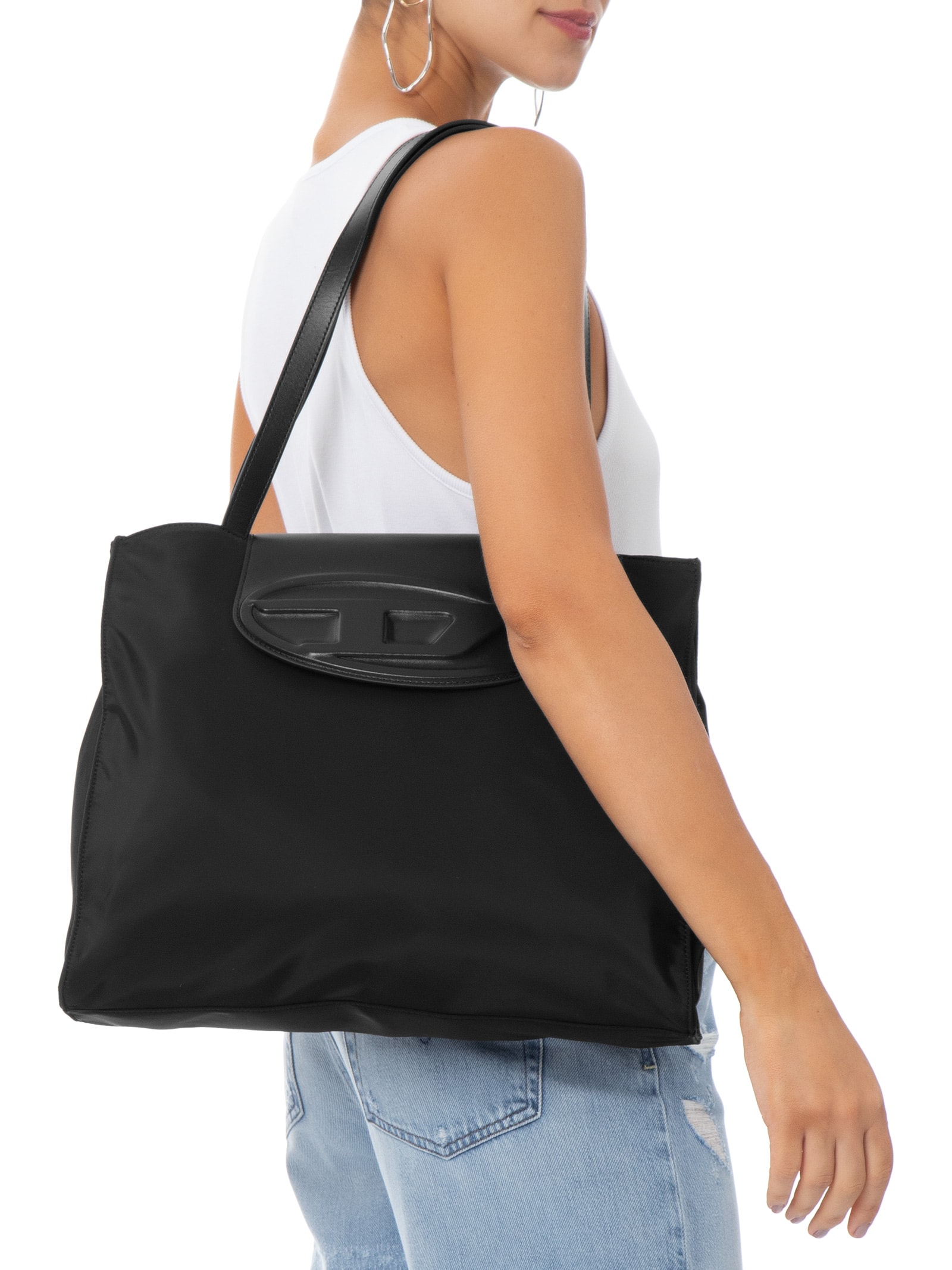 Bolsa Feminina 1DR Tote E/W Shopping Bag Preto Diesel