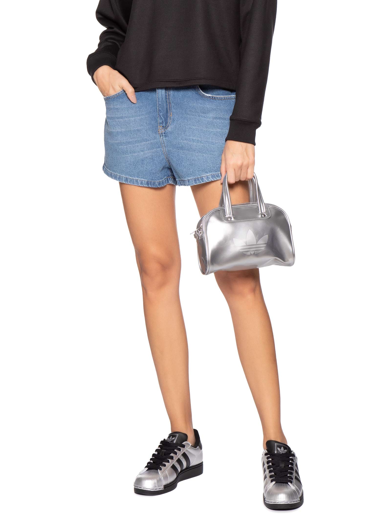 Bolsa Feminina Adicolor BB XS Prateado Adidas Originals