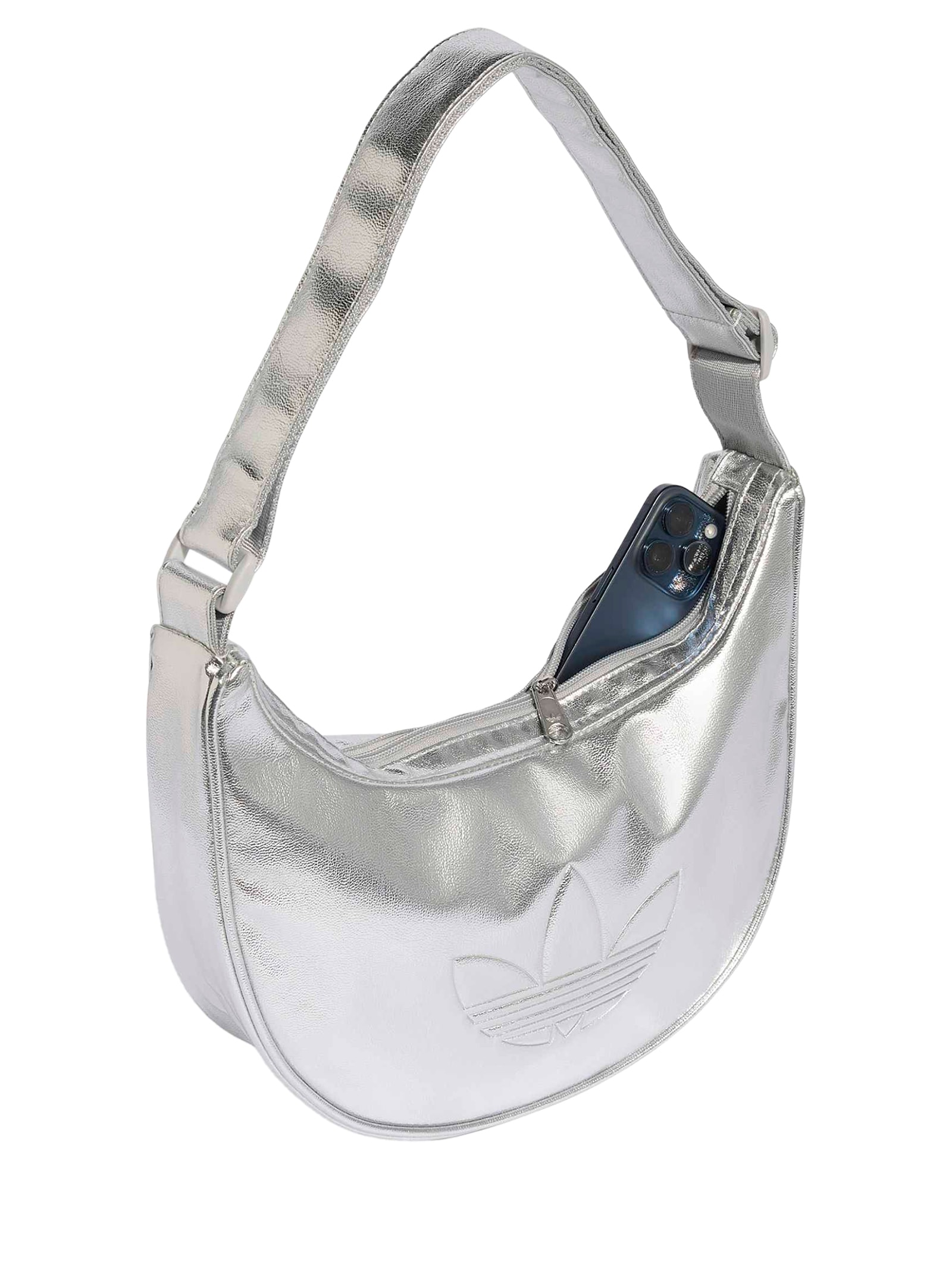 Bolsa Feminina Adicolor Metálica – Prateado Adidas Originals