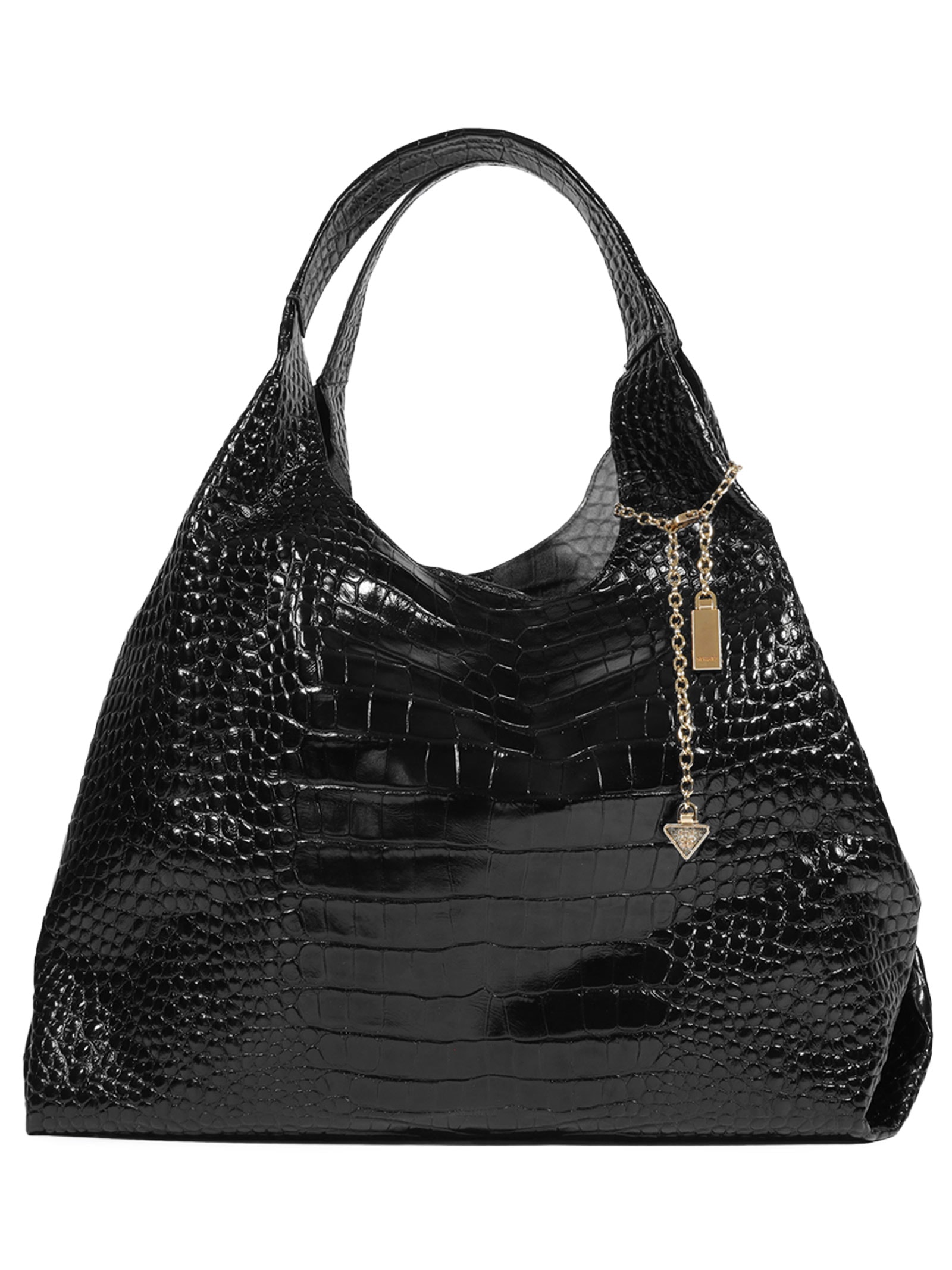 Bolsa Feminina Aligator Shine Preto Schutz