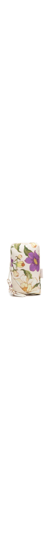 Bolsa Feminina Arpoador Pássaro em Flor - Branco