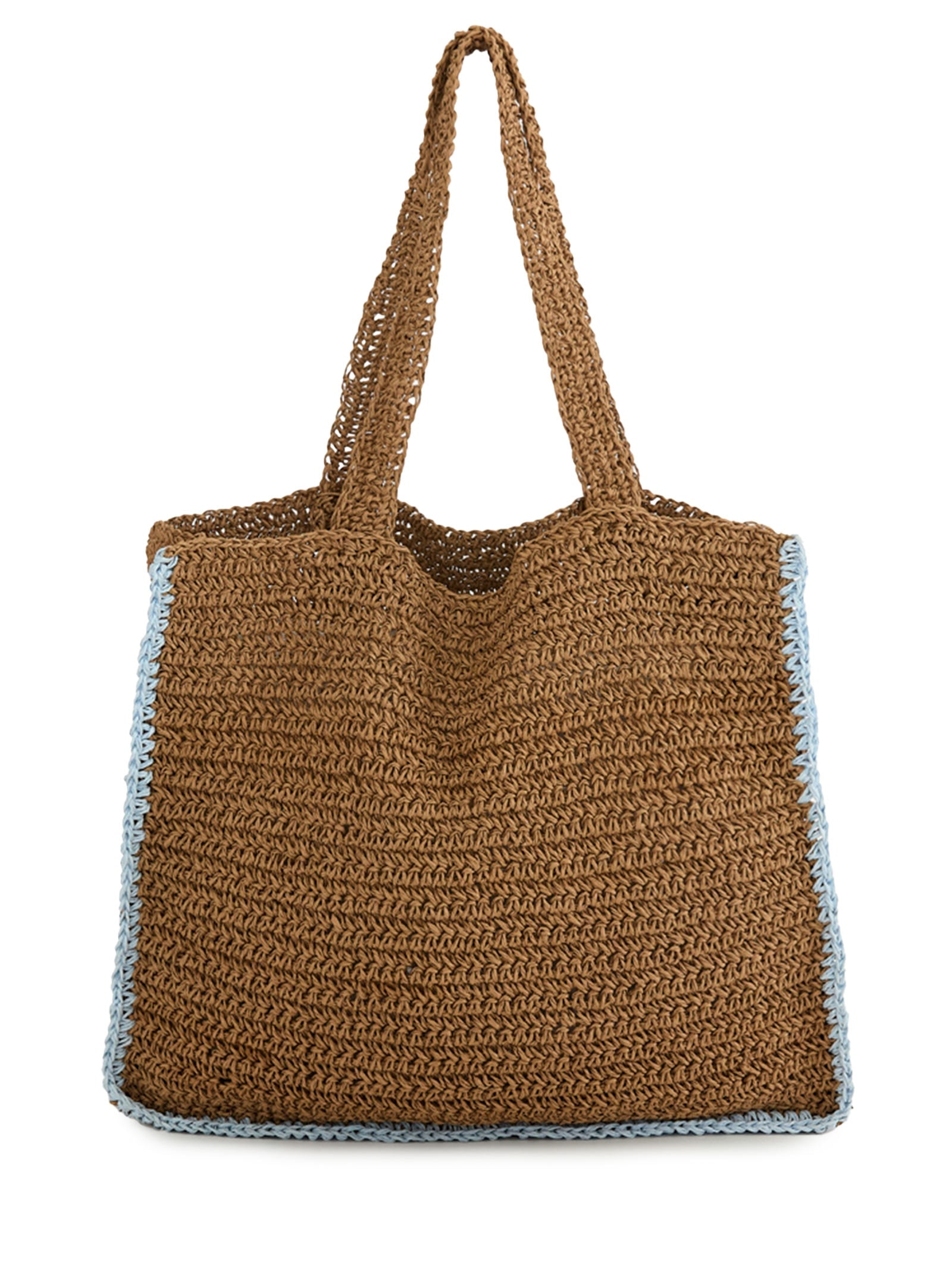 Bolsa Feminina Artesanal Rio Tipográfico Liso M Bege Farm Etc