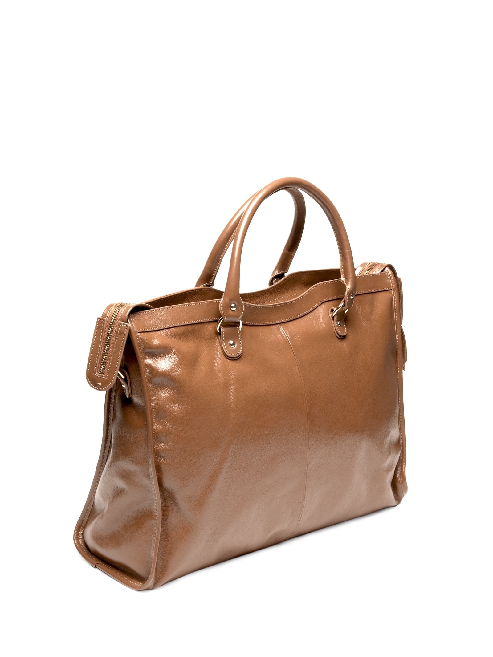 Bolsa Feminina Atenas Caramelo Marrom Luiza Barcelos
