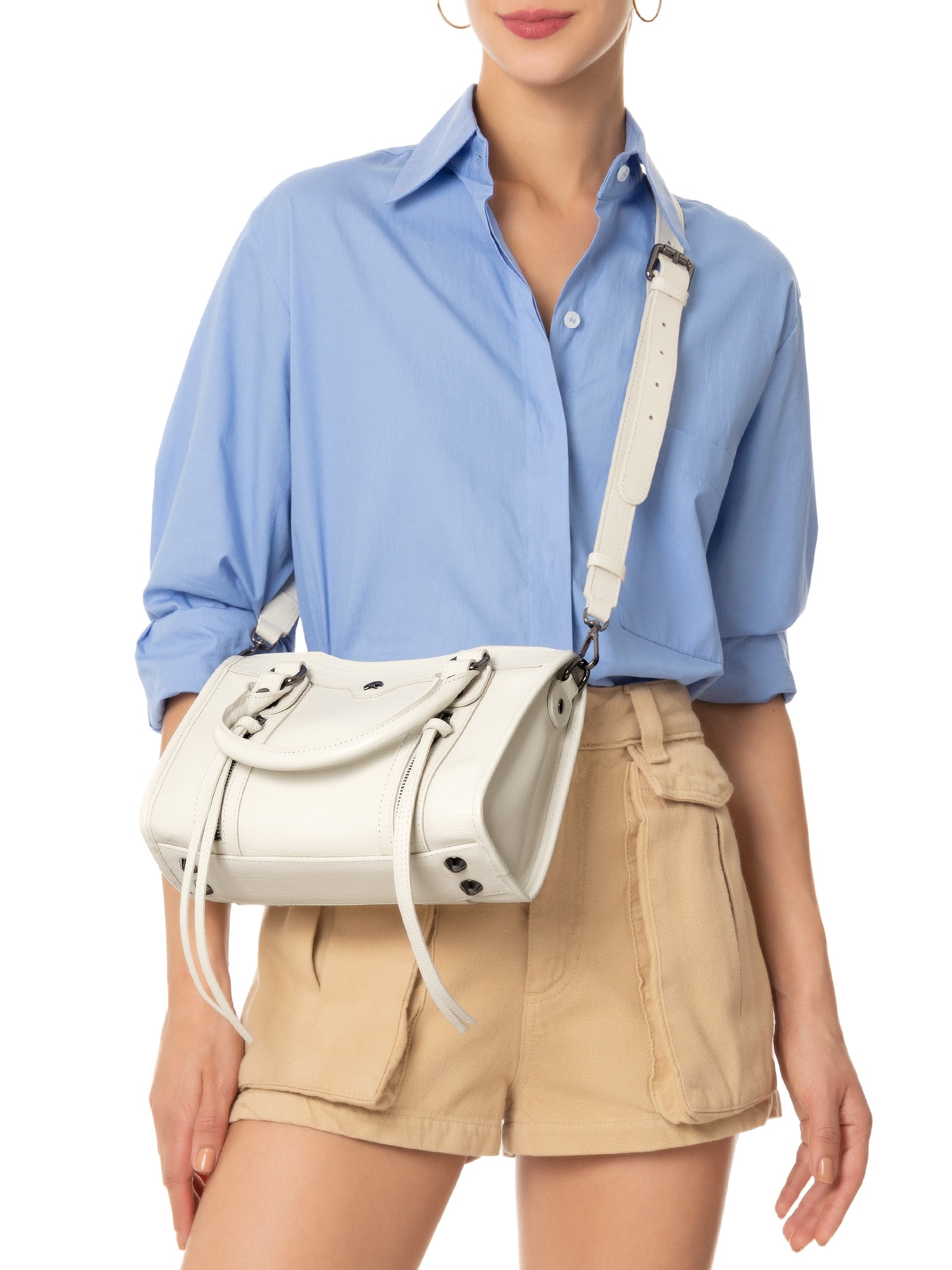 Bolsa Feminina Atlanta Off White  Luiza Barcelos