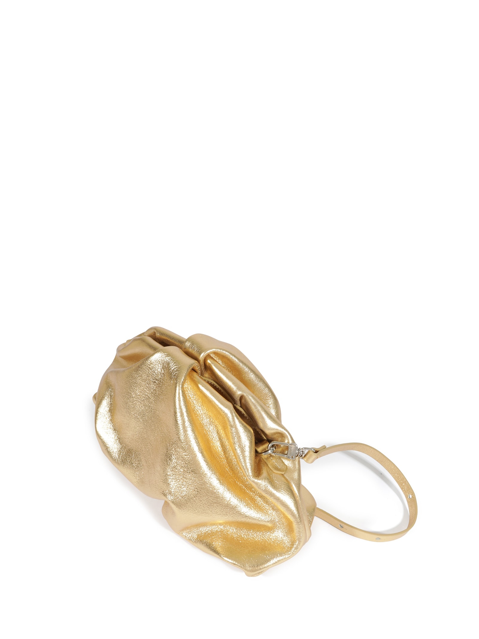 Schutz - Bolsa Feminina Avril Média Couro - Dourado
