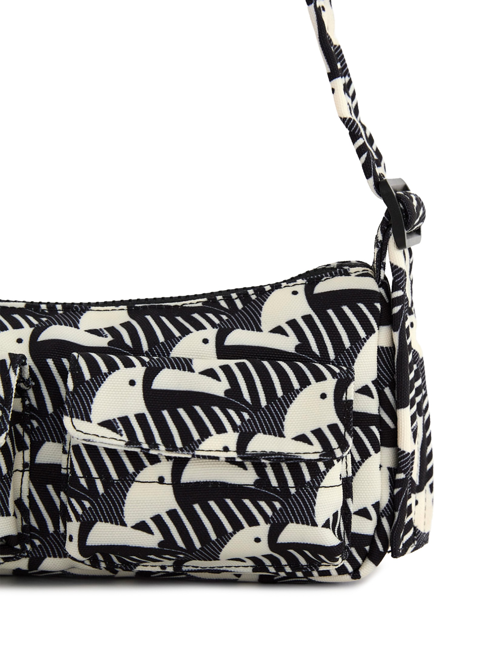 Bolsa Feminina Baguete Bico De Tucano Preto Farm Etc