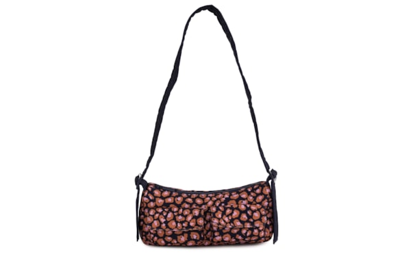 Bolsa Feminina Baguete Leopard Pop - Azul