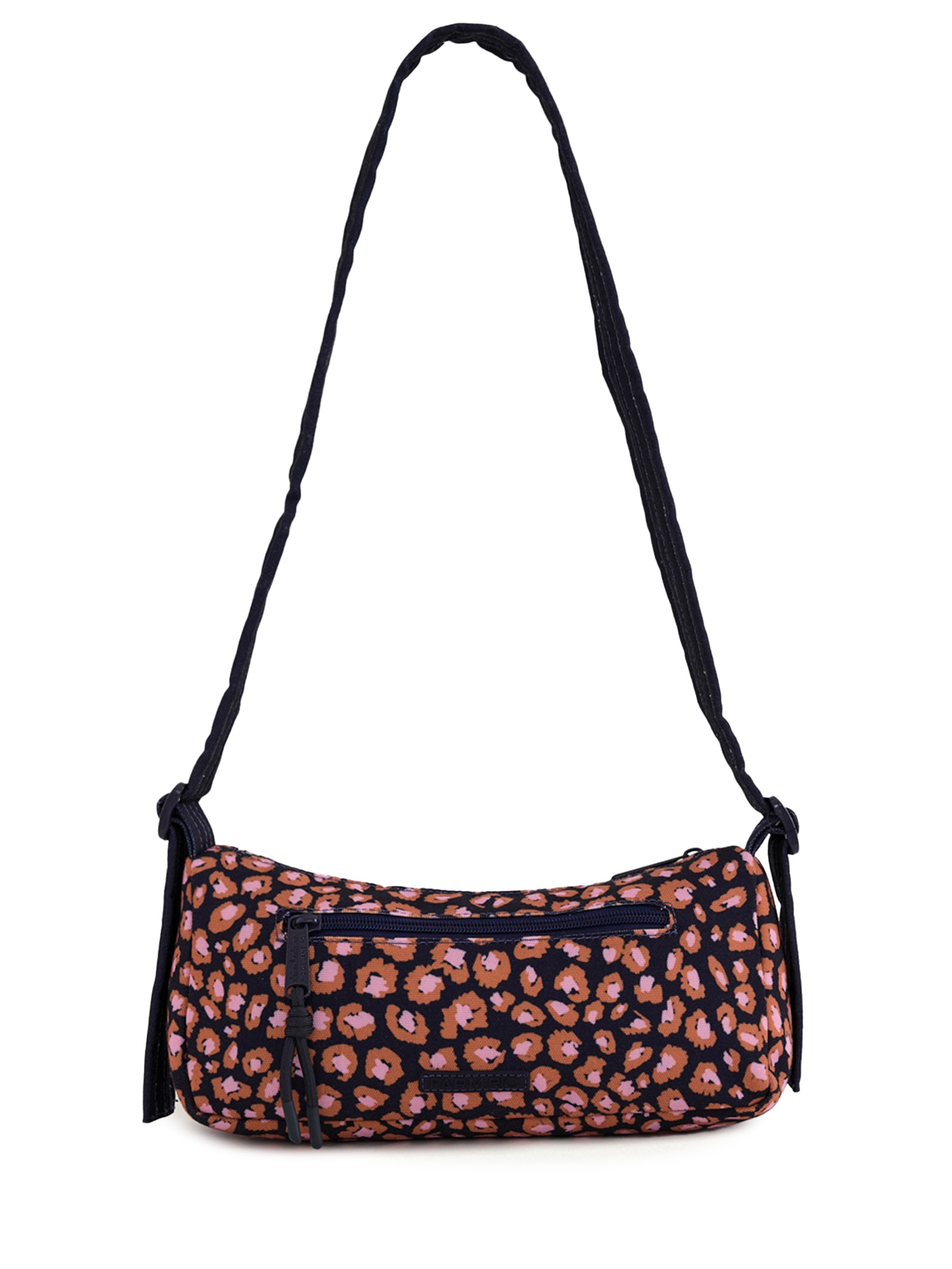 Bolsa Feminina Baguete Leopard Pop Azul Farm Etc