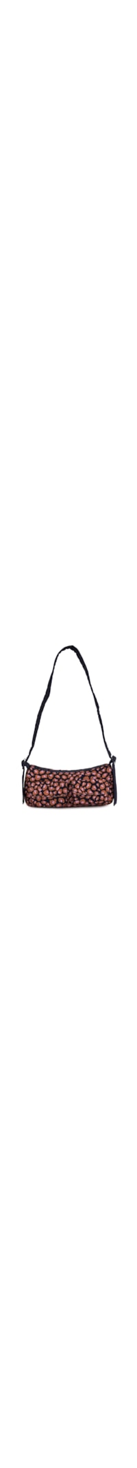 Bolsa Feminina Baguete Leopard Pop - Azul