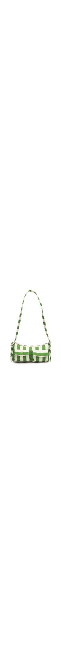 Bolsa Feminina Baguete Listrado Sonhado - Verde