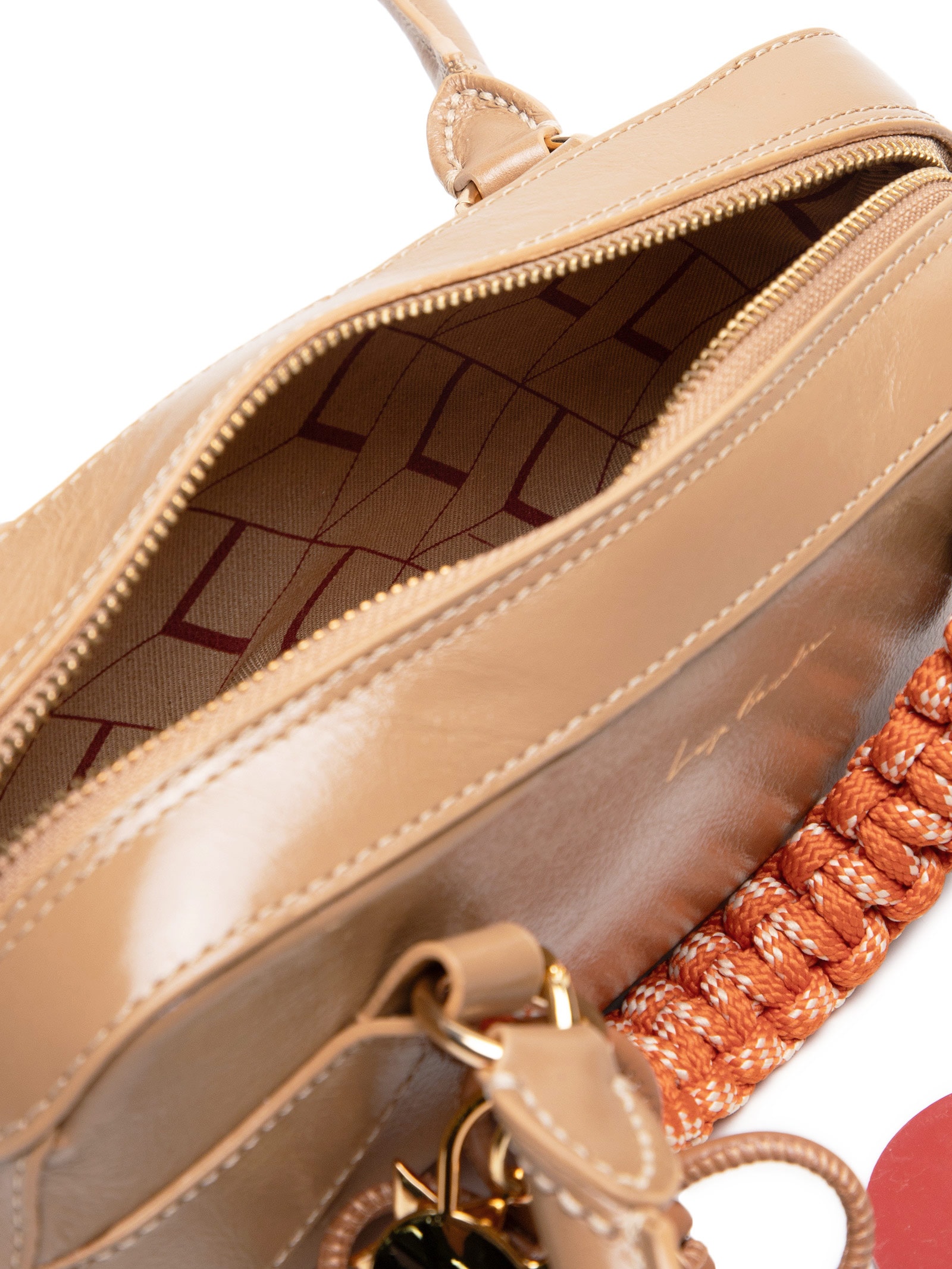 Bolsa Feminina Baguete Marrom Luiza Barcelos