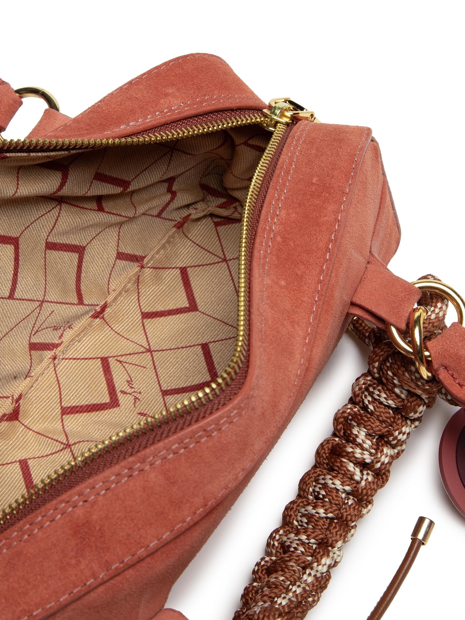 Bolsa Feminina Baguete Marrom Luiza Barcelos