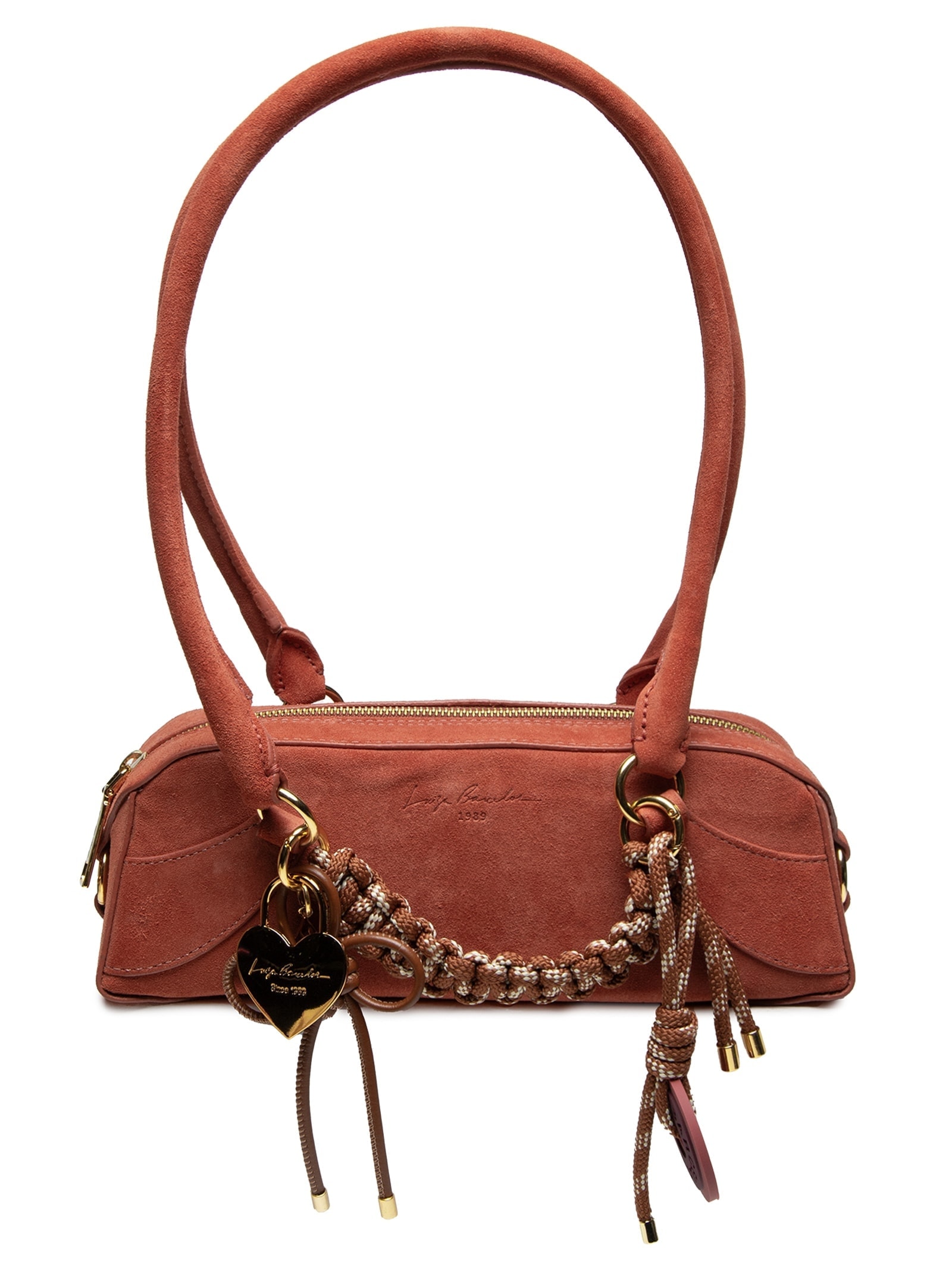 Bolsa Feminina Baguete Marrom Luiza Barcelos