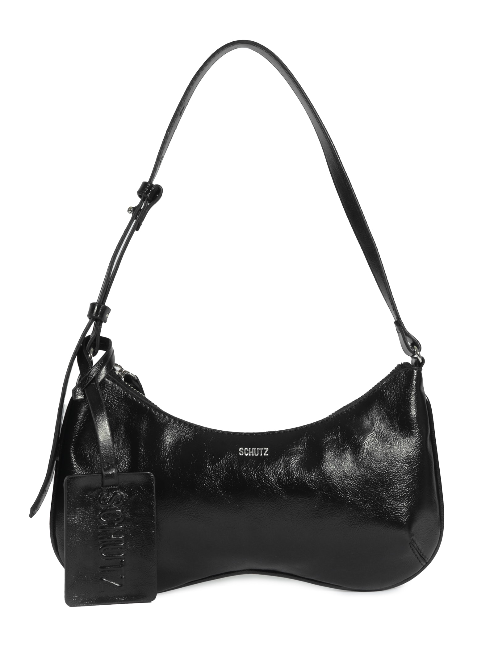 Bolsa Feminina Baguete Média Preto Schutz