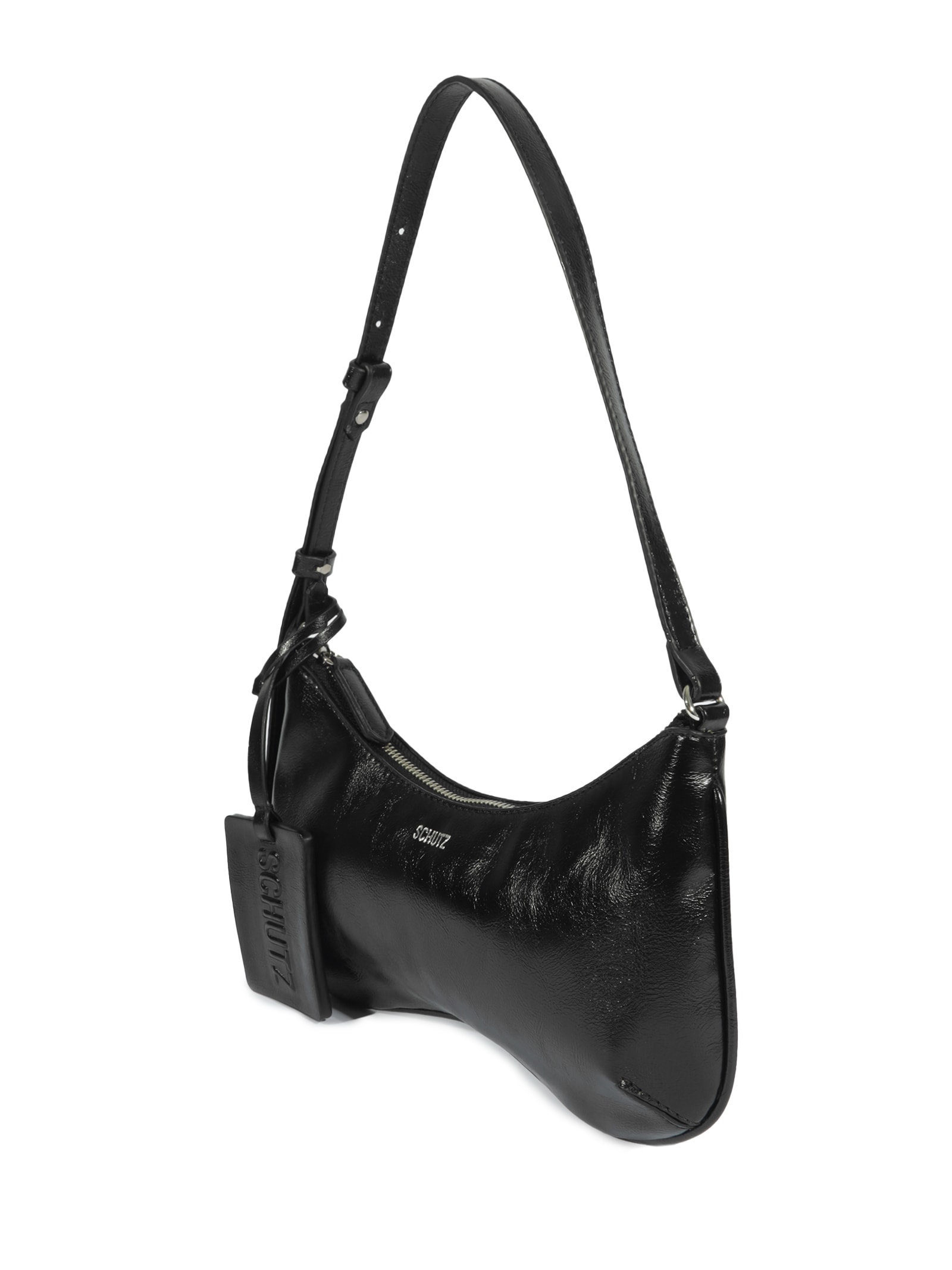 Bolsa Feminina Baguete Média Preto Schutz