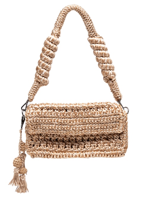 Bolsa Feminina Baguete Nuvem – Bege