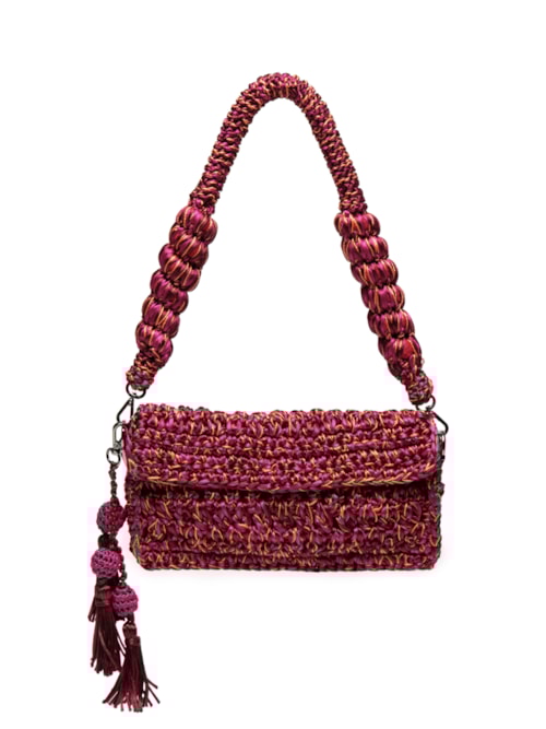 Bolsa Feminina Baguete Nuvem – Rosa