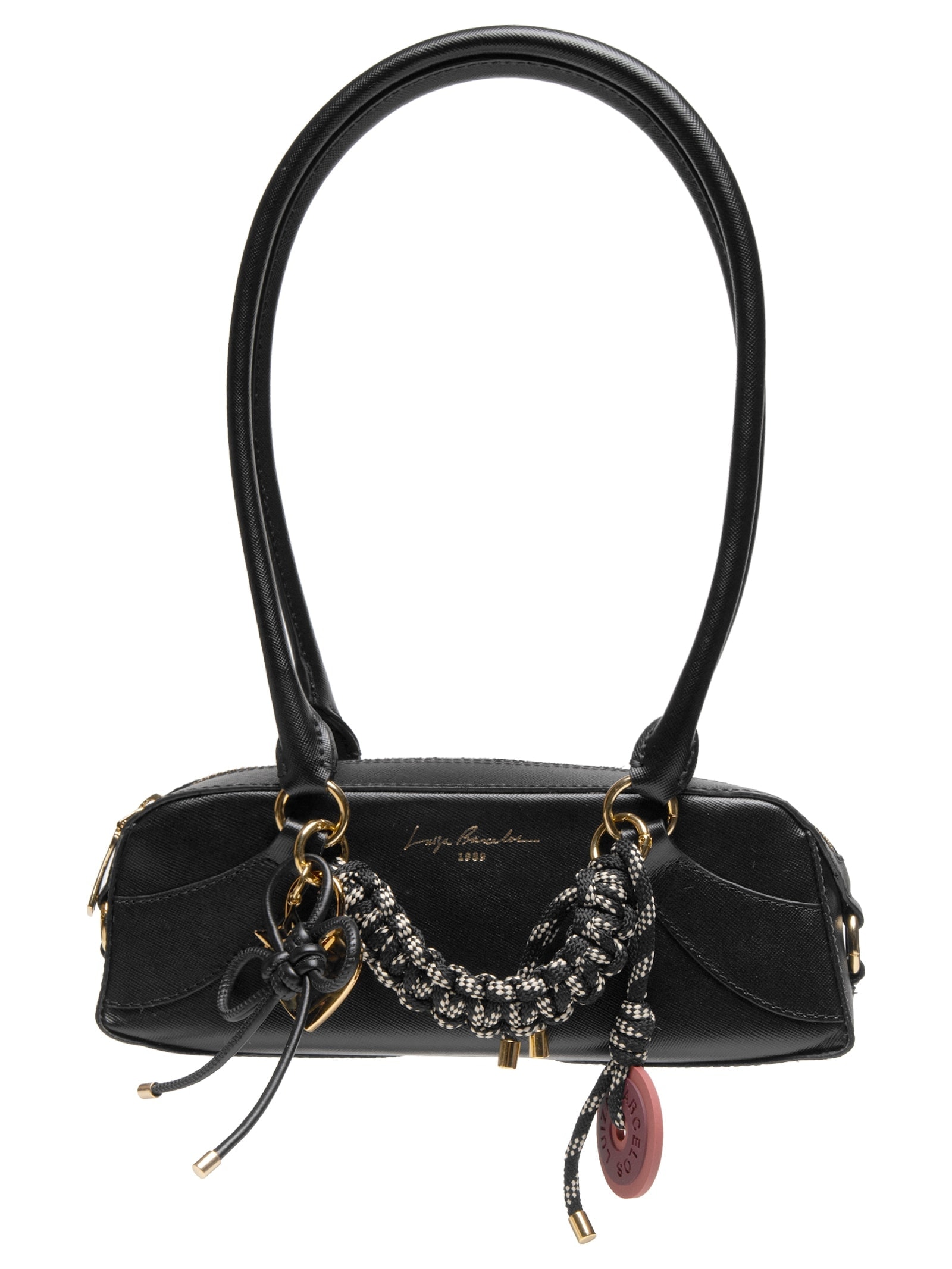 Bolsa Feminina Baguete Preto Luiza Barcelos