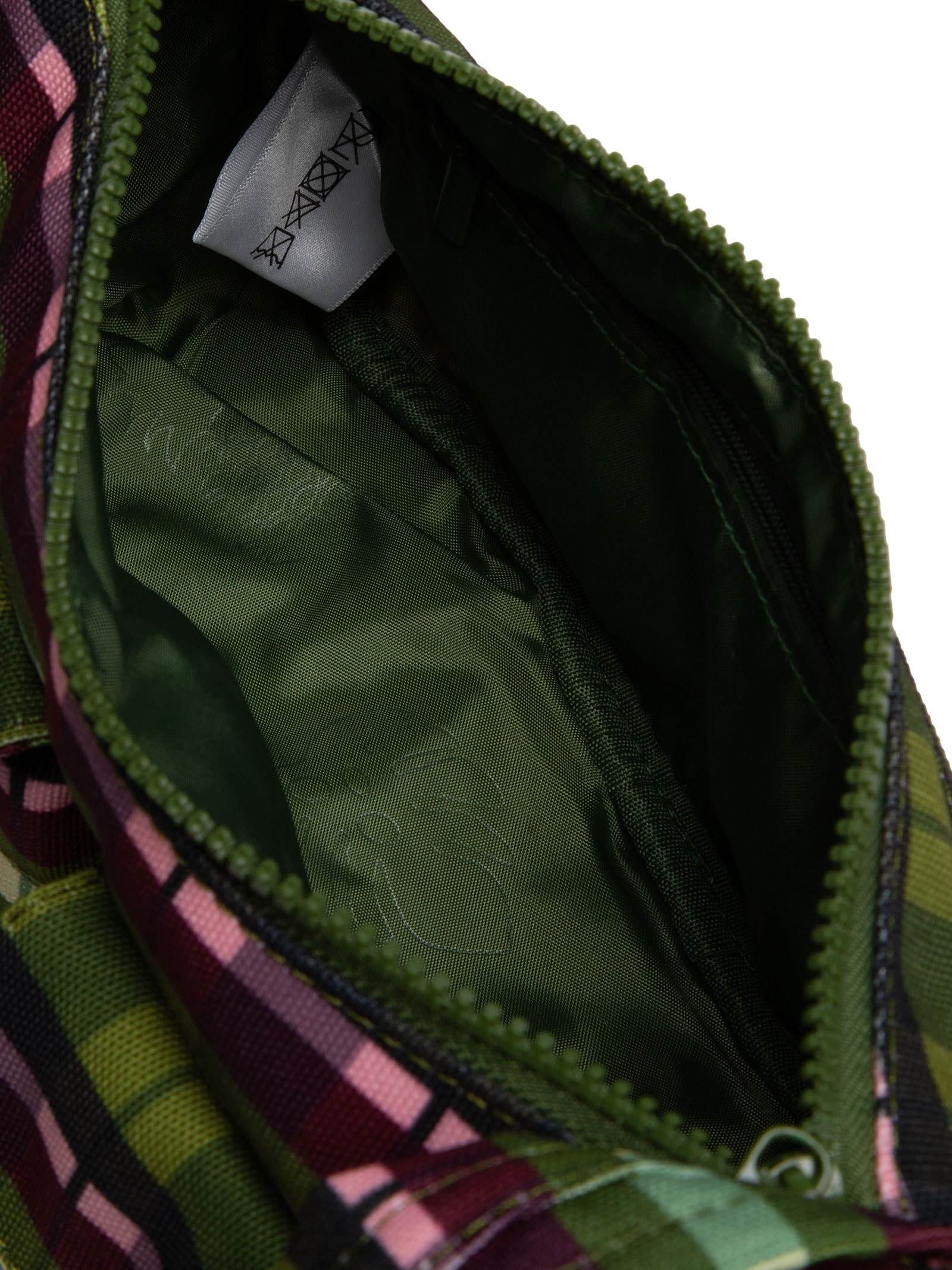 Bolsa Feminina Baguete Xadrez Verde Farm Etc