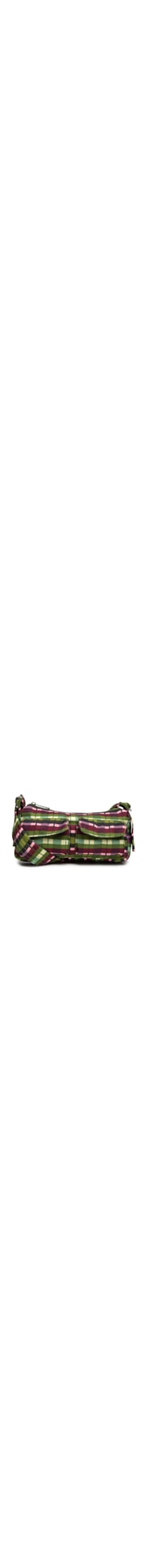 Bolsa Feminina Baguete Xadrez - Verde
