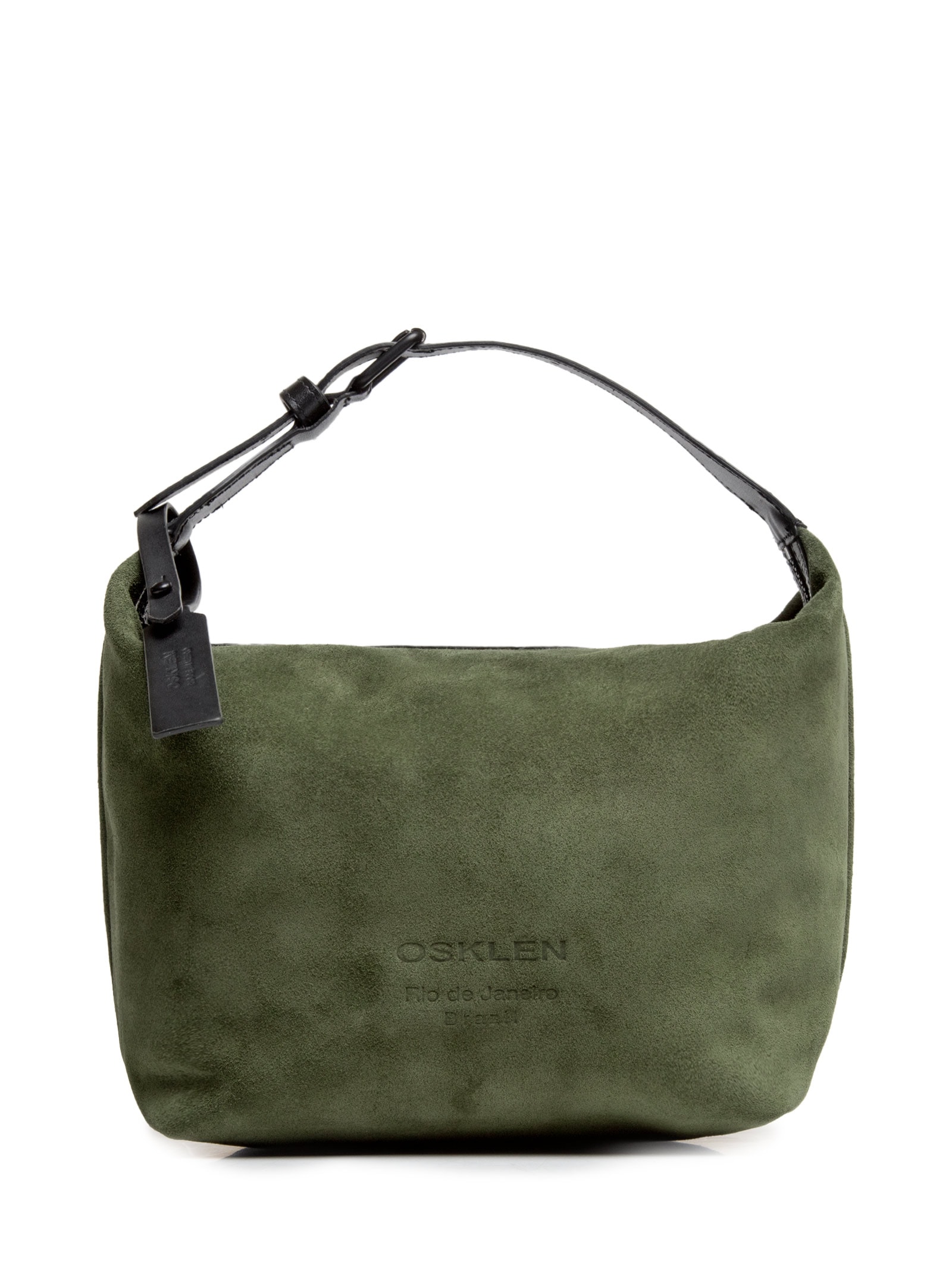 Bolsa Feminina Bakare Camurça Large Verde Osklen
