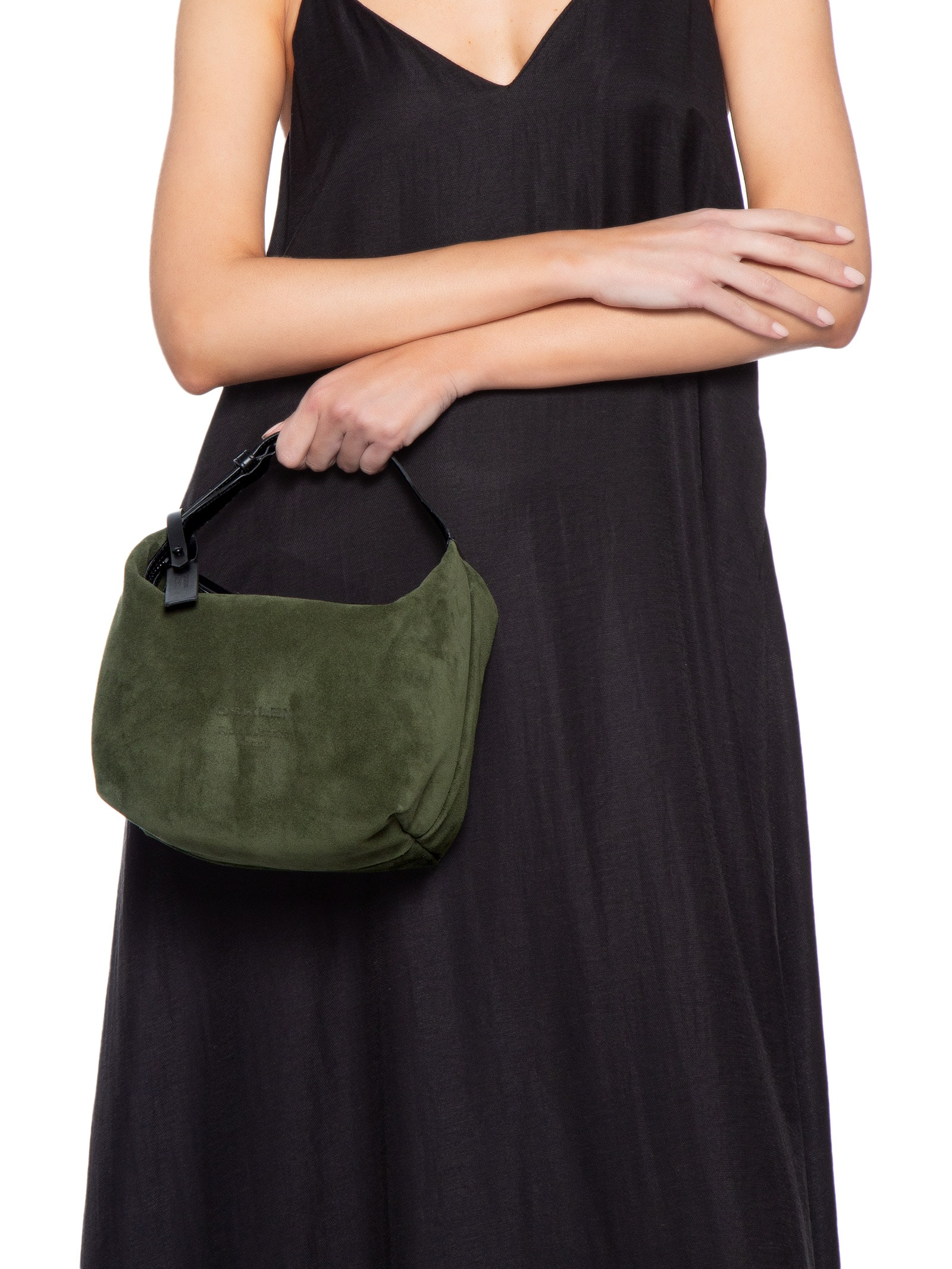 Bolsa Feminina Bakare Camurça Large Verde Osklen