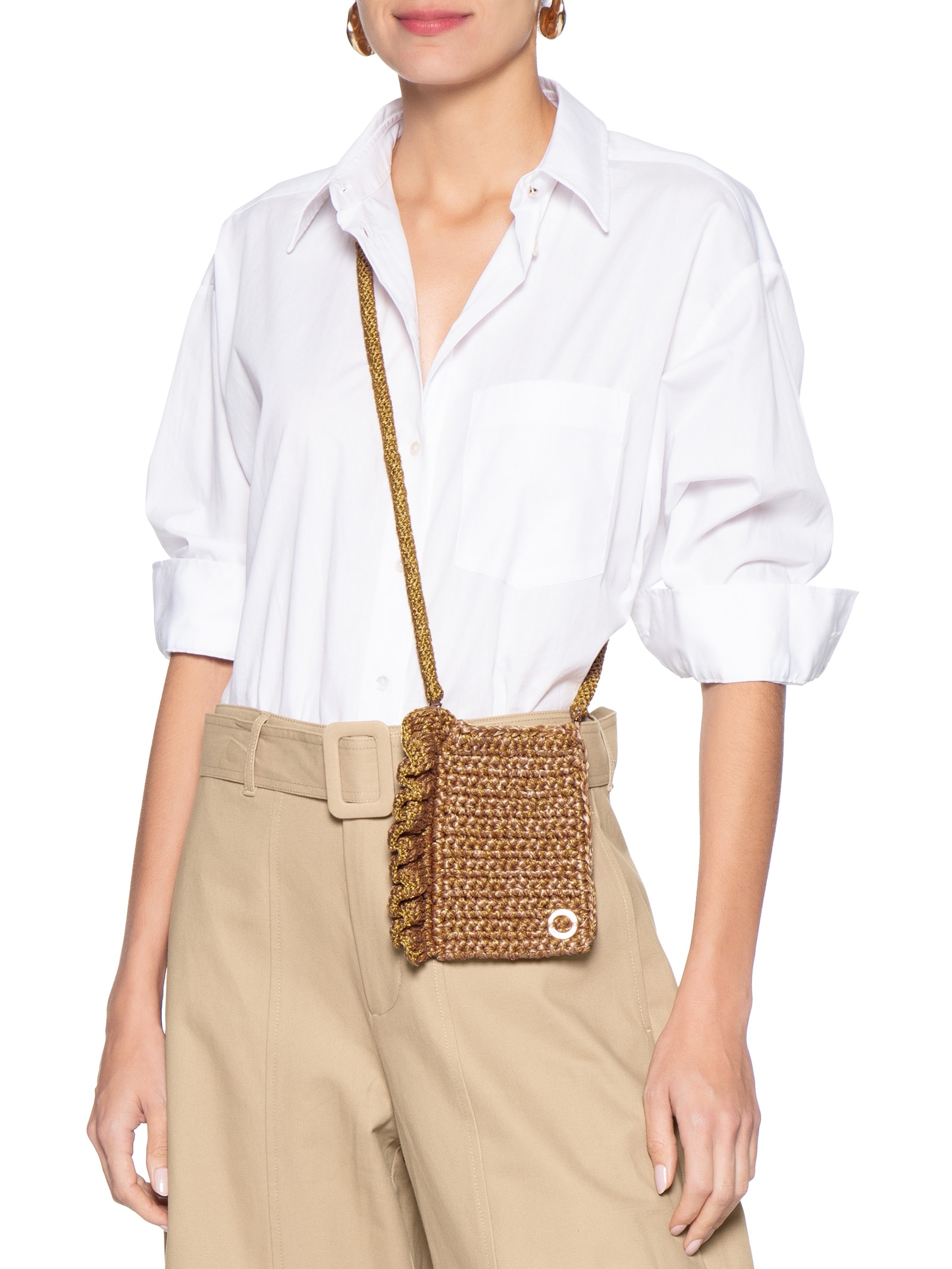 Bolsa Feminina Balanza Bege Catarina Mina