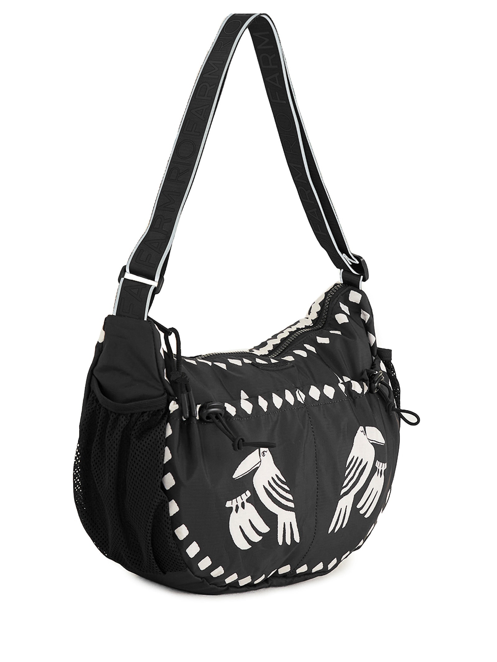 Bolsa Feminina Banana G Lenço Dia E Noite Preto Farm Etc