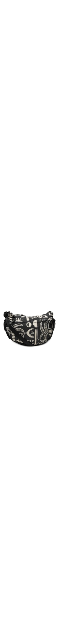 Bolsa Feminina Banana G Lenço Tripicano - Preto