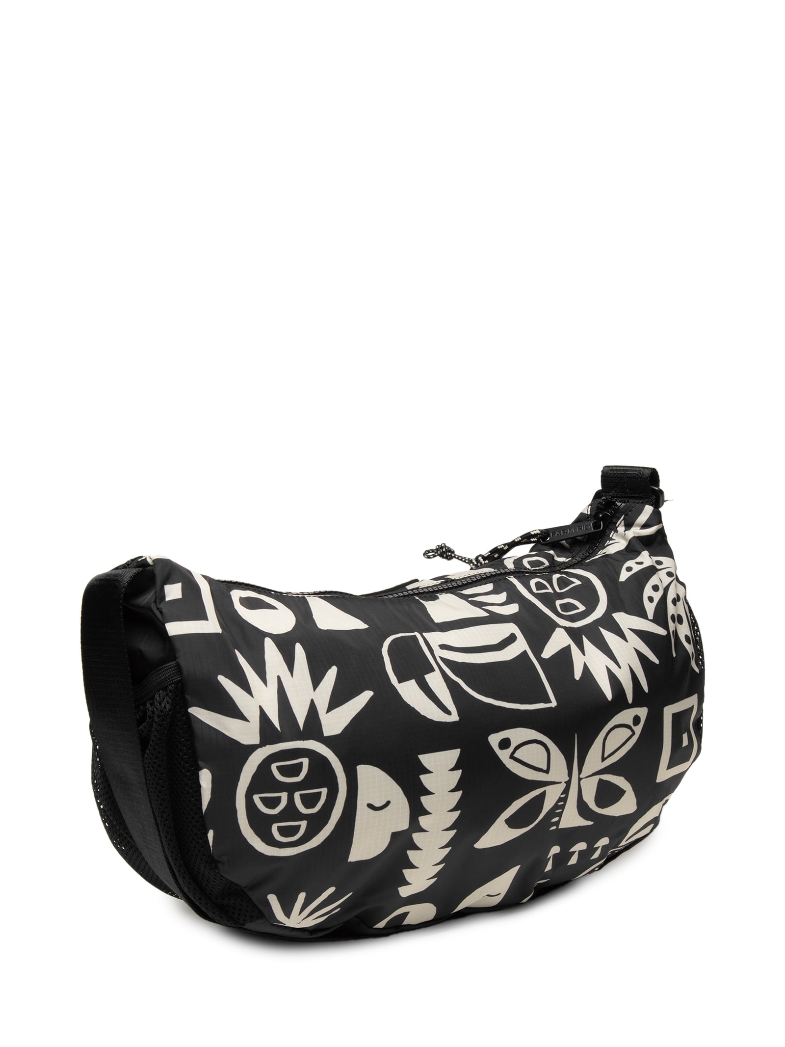 Bolsa Feminina Banana G Lenço Tripicano Preto Farm Etc