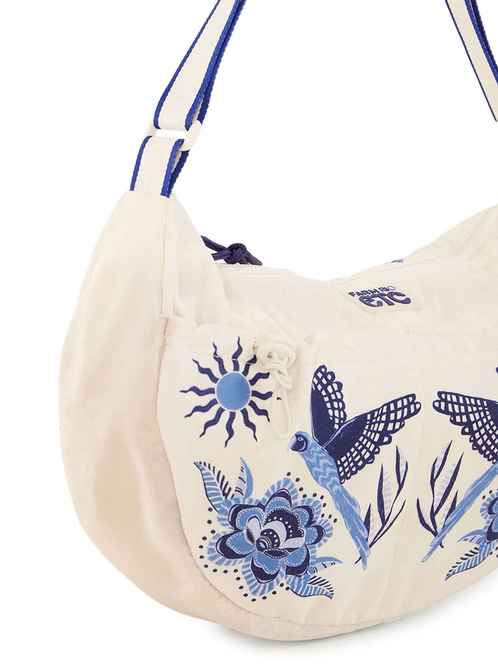 Bolsa Feminina Banana G Ri Tropical Branco Farm Etc