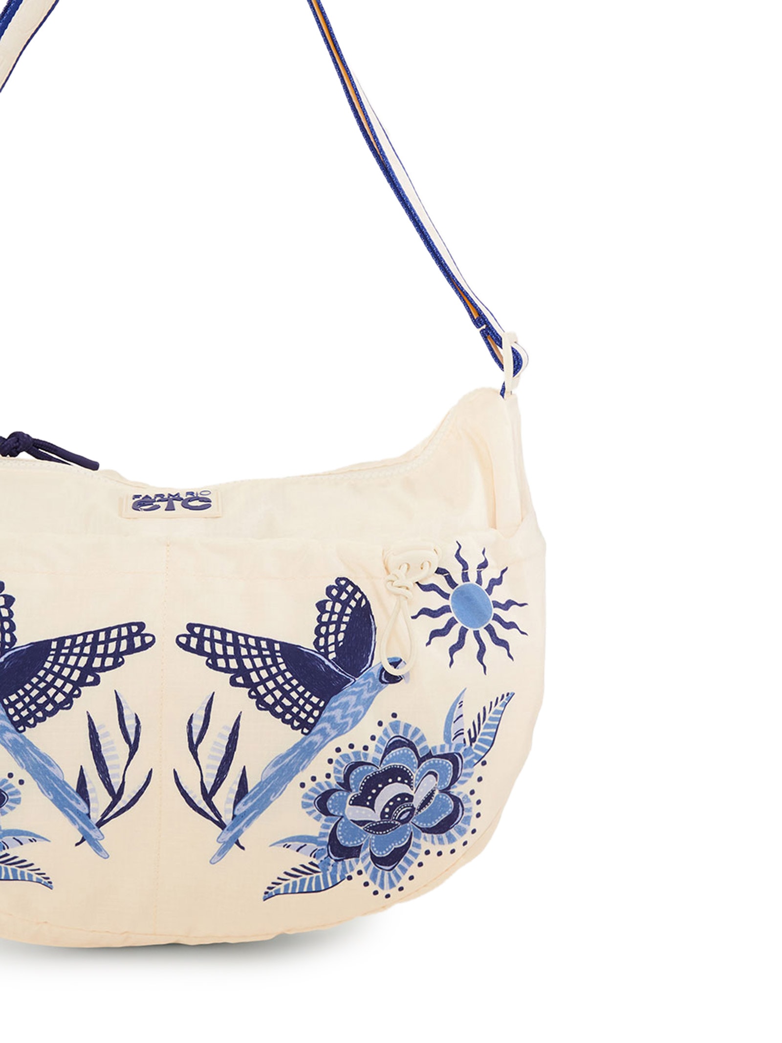 Bolsa Feminina Banana G Ri Tropical Branco Farm Etc